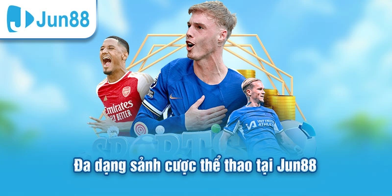 Đa dạng sảnh cược thể thao tại Jun88